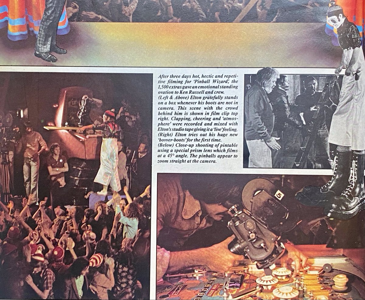 50 years ago today, 8 May 1974, Ken Russell was busy filming the Pinball Wizard scene from Tommy at @KingsTheatre Filming took 3 days. @awhitetable