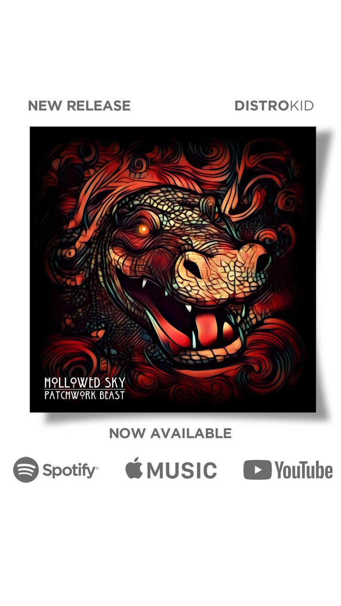 Have you checked out our latest release? Patchwork Beast, now streaming on all services! songwhip.com/hollowed-sky/p…