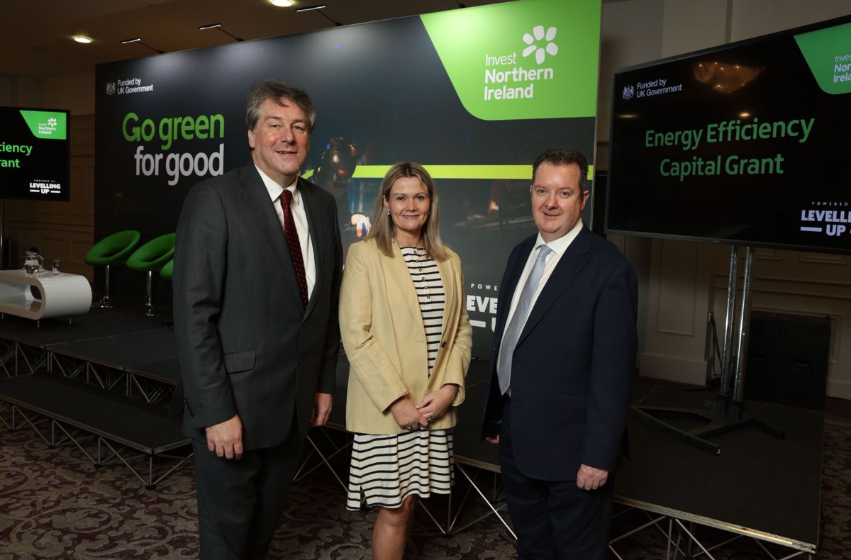 News | The Energy Efficiency Capital Grant is now open for applications! It was great to be in Portadown this afternoon to launch the new £20 million fund which will offer grants of up to £150,000 to local businesses to purchase and install energy efficient equipment in areas
