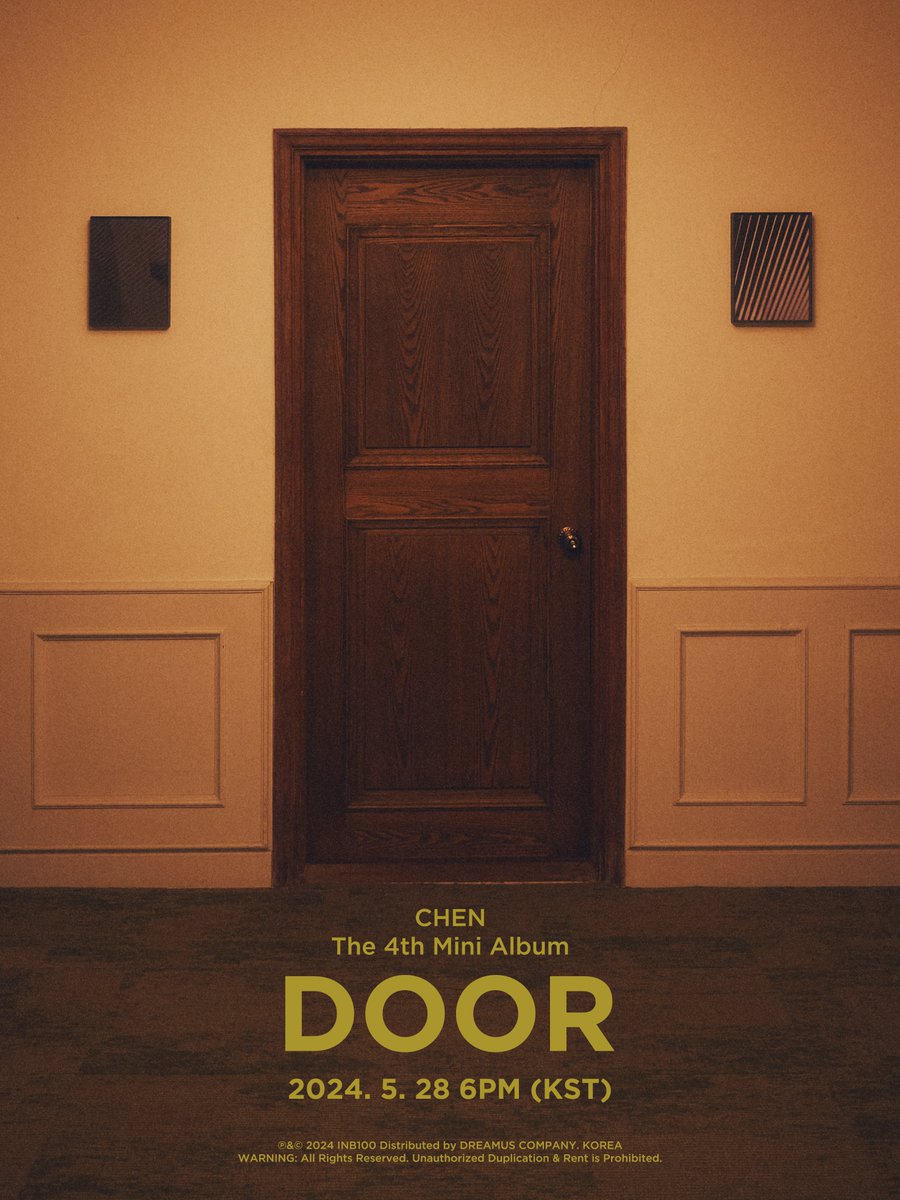 CHEN The 4th Mini Album ‘DOOR’ Mood Poster # 2 Stack #첸 #CHEN #DOOR