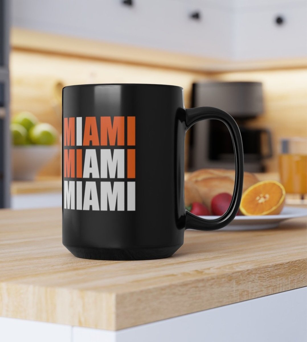 Get your 'I Am Miami' mugs and more merch!!! Press link. 🔥💚🧡🙌🏾 #GoCanes open-slate-apparel.printify.me/products