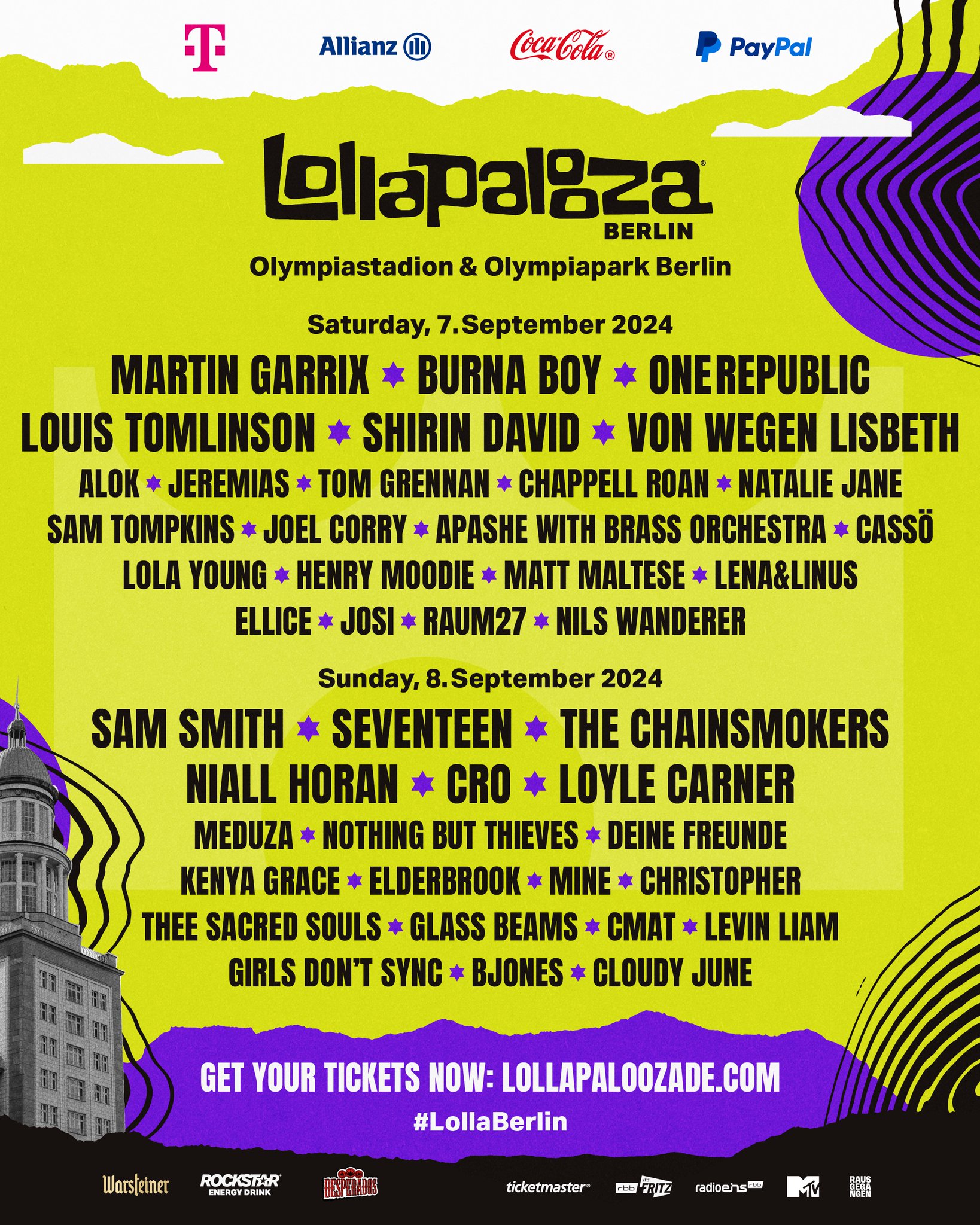 ☆ .lollapalooza様へ ☆ Lollapalooza Berlin presented by Telekom on X: 