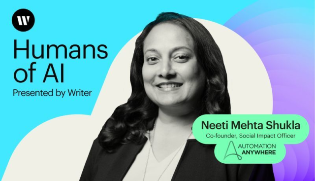 Great insights in the latest episode of the Humans of AI podcast, featuring Neeti Mehta Shukla, Co-Founder & Social Impact Officer at Automation Anywhere. Check it out! #SocialImpact #AI #Automation bit.ly/4abKDM5