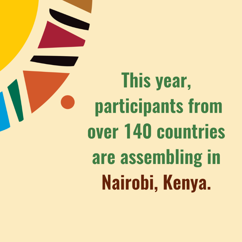 UN's tweet photo. To solve today's global challenges, we need solutions &amp; approaches from all sectors of society.

This week’s UN Civil Society Conference in Nairobi, Kenya, seeks to boost ambition &amp; accountability for September’s Summit of the Future.

Use #2024UNCSC to join the conversation.