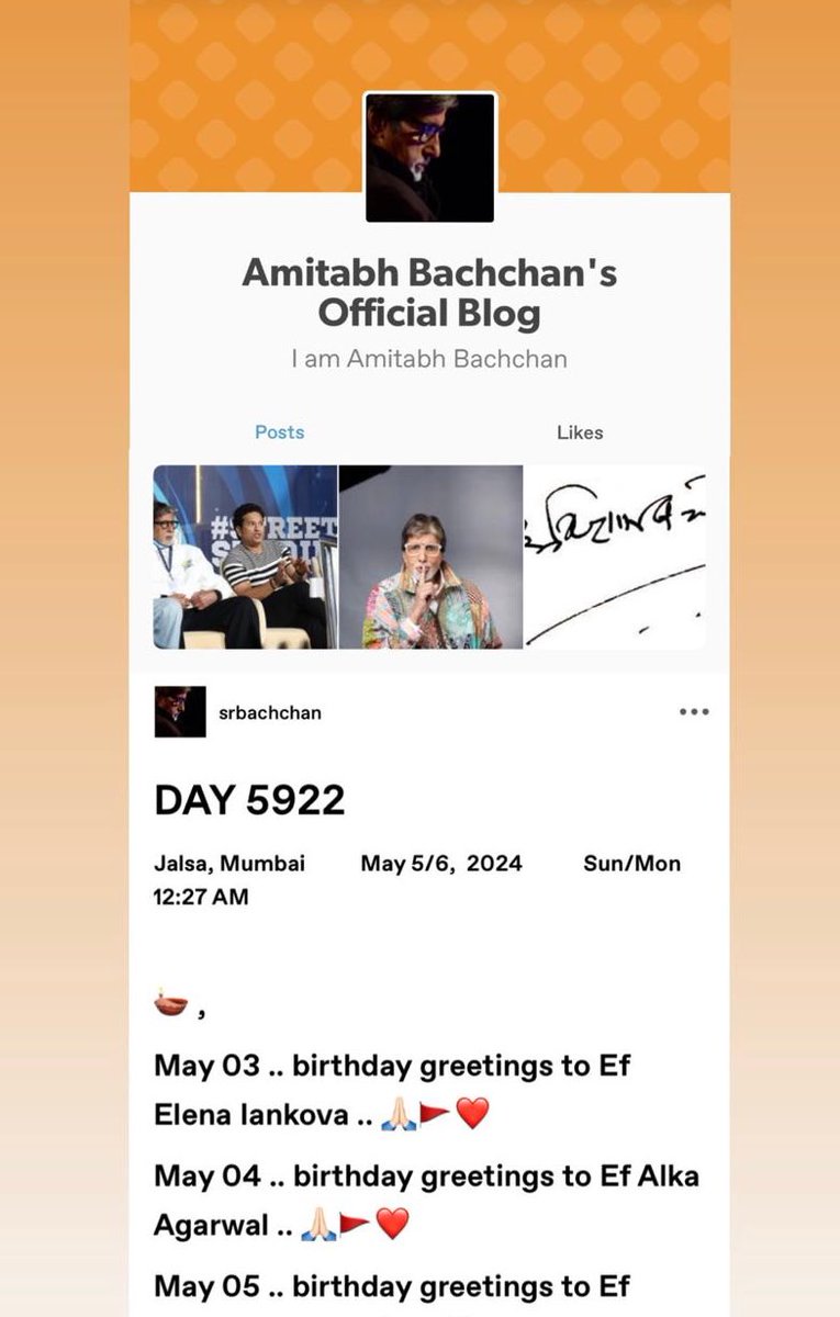 Honoured 😇 मेरे जन्मदिवस पर अपने स्नेह व आशीर्वाद से परिपूर्ण शुभकामनाएं प्रेषित करने के लिये विश्व के लोकप्रिय एवं यशस्वी प्रधानमंत्री माननीय श्री @narendramodi जी तथा भारतीय फ़िल्म जगत के विश्व प्रख्यात अभिनेता एवं सदी के महानायक श्री @SrBachchan जी का बहुत बहुत धन्यवाद एवं…