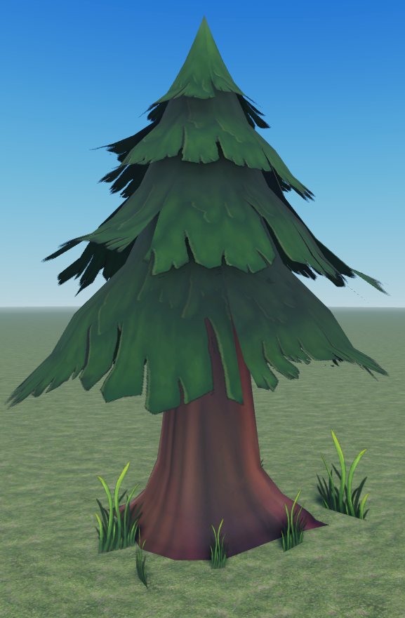 L2619_R's tweet photo. New pine tree Ive been working on. Following a YouTuber called zug zug art for this effect.
#RobloxDev #Roblox #RobloxDevs https://t.co/hK1HNwOLMv