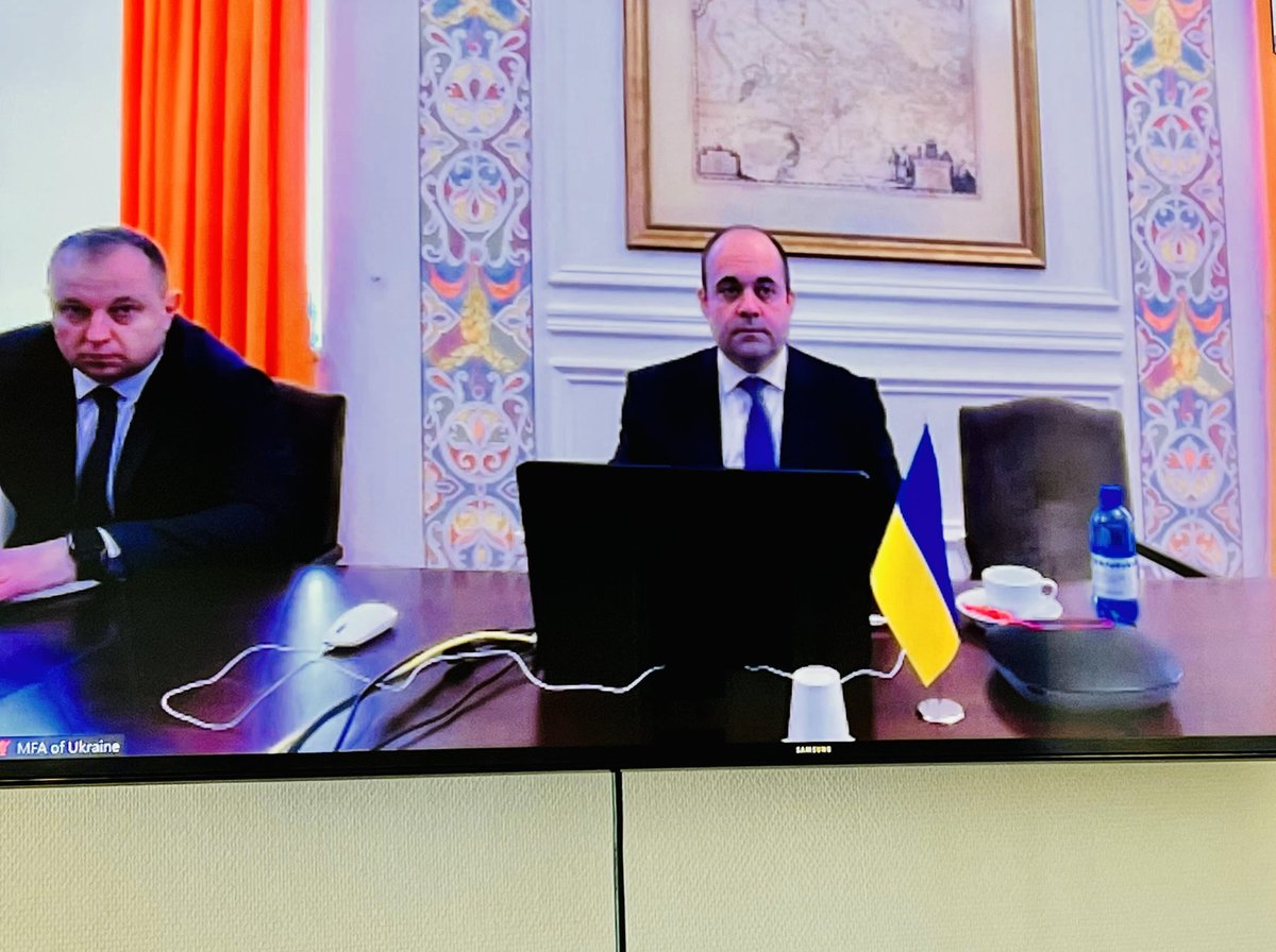 #SADC Deputy Executive Secretary for Corporate Affairs on 07 May, 2024 met virtually the Ukraine Deputy Minister of Foreign Affairs, H.E. Dr. Maksym Subkh to discuss possible areas of collaboration between SADC and #Ukraine, particularly in the area of food and nutrition…
