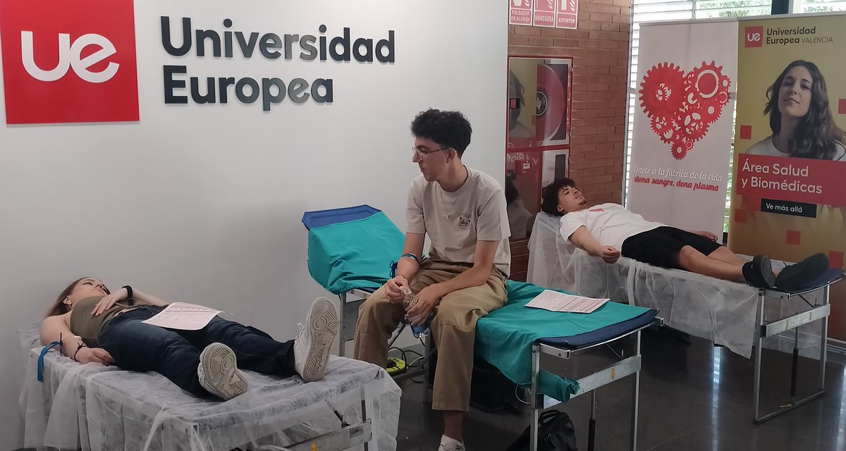 ➡️🩸El campus de Alicante de la <a href="/UEValencia/">Universidad Europea de Valencia</a> ha sido el escenario elegido para llevar a cabo la campaña de donación de sangre y de médula en la que han participado los estudiantes de esta Institución. 
#donaciondesangre #pacientes