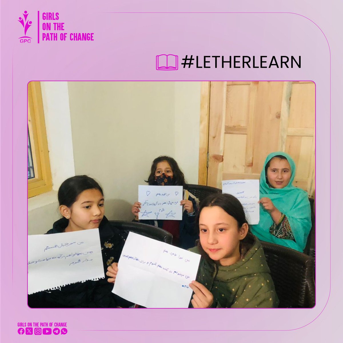 By supporting education initiatives and advocating for their rights, we empower Afghan girls to work toward their goals.

Let’s work together to make sure all girls in Afghanistan can go to school and build a better future for themselves and their country. #LetAfghanGirlsLearn
