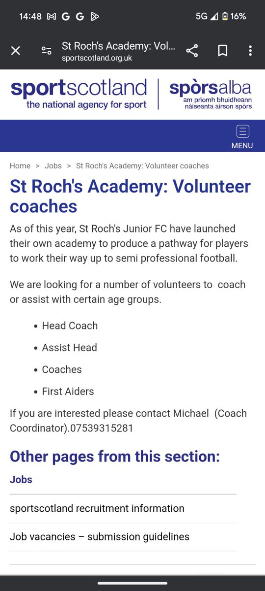 🙌🏼🙌🏼🙌🏼 <a href="/StRochsAFC/">St Roch’s AFC</a> <a href="/StRochsJuniors/">St Roch's FC</a>