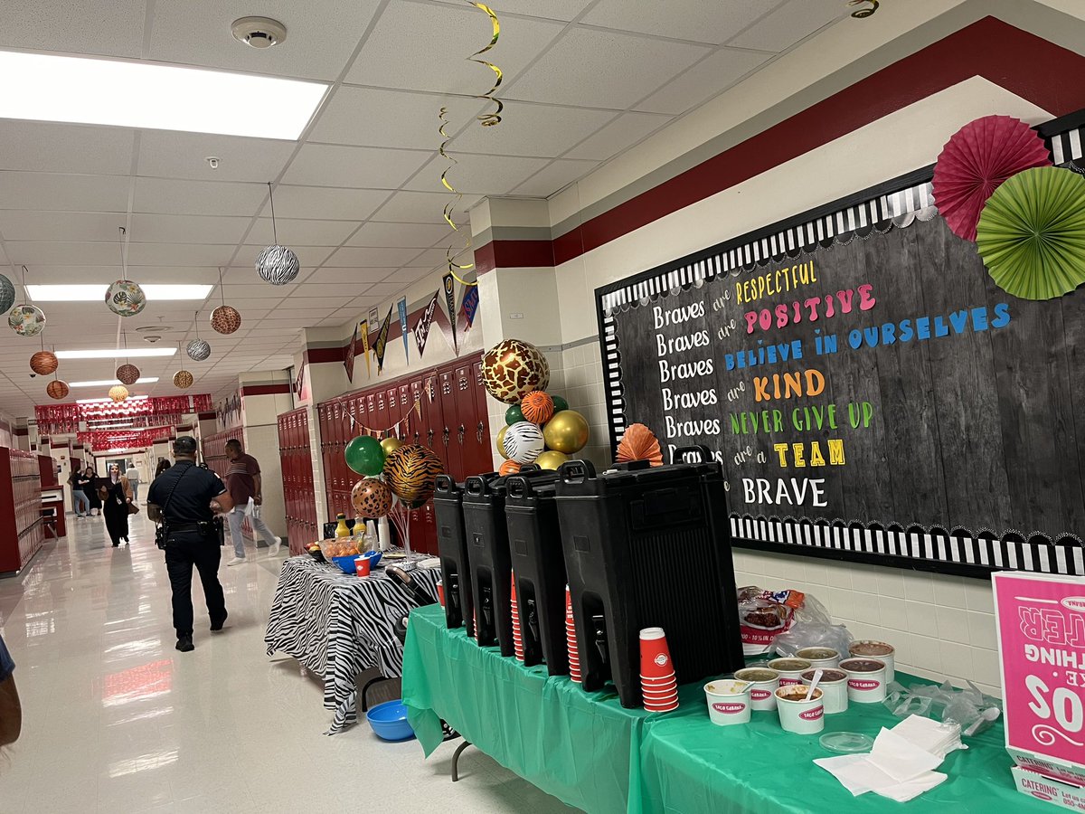 Thank you to our PTA for breakfast @TacoCabana and @scooterscoffee!! #BeBrave #TeacherAppreciationWeek
