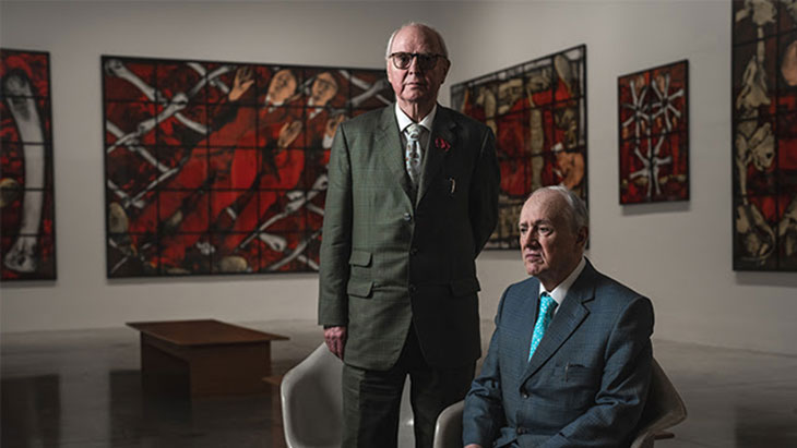 #SkyArts presents #ThePilgrimageofGilbertandGeorge an immersive documentary exploring the visionary duo's profound impact on British art and culture: designscene.net/2024/05/the-pi…