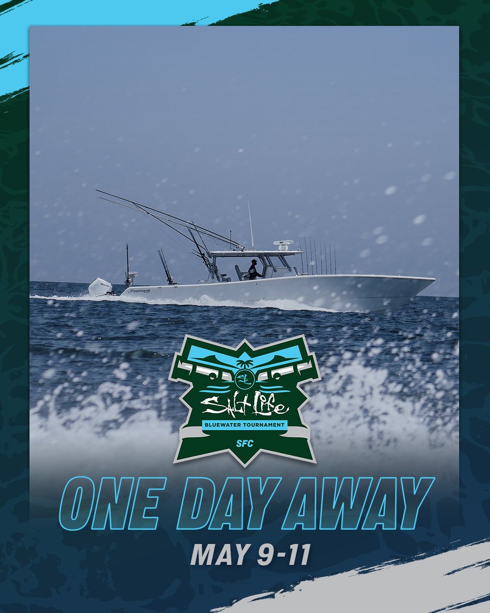 Tomorrow is the big day! Get ready to kick-off one of the oldest competitions in the SFC Billfish Championship - the Salt Life Bluewater Tournament. Follow along and keep up with the excitement all weekend long. Come check us out at our tent to shop the newest Salt Life gear!