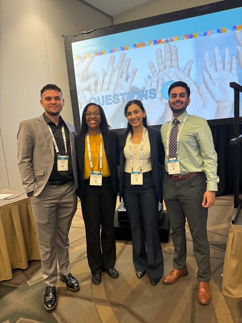 So proud of my team at #AUA24 this year! Ever single one of my mentees is a superstar and I'm so happy that this group was able to share their hard work with the urology community (missing in these pics but also present is Sapna Thaker, undergrad extraordinnaire)