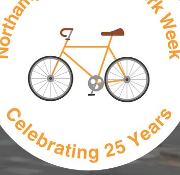 ANerdsHen's tweet photo. I feel Gritty's spirit coming through in the Northampton Bike to Work Week 2024 logo. @Gritty @MassBike @MassBikePV #NoHoBikeWeek #BayStateBikeMonth #BikeWeek #Grinny https://t.co/YAElPrXHK3