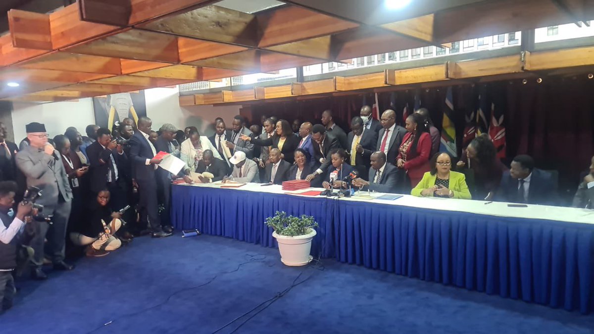 After 56 days, <a href="/kmpdu/">KMPDU</a> signs agreement, ending nationwide doctors' strike.
