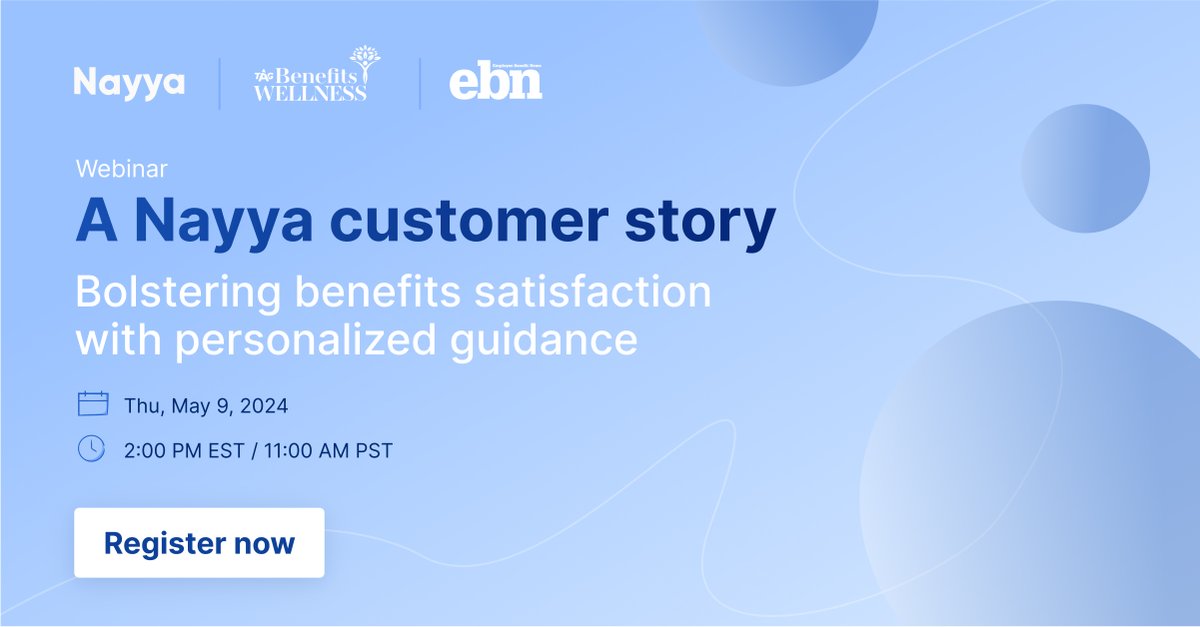 🚨 Last chance to register for tomorrow's exclusive webinar featuring our esteemed client, TAG. 

Discover how personalized guidance transformed benefits satisfaction for a 20,000 person workforce distributed across 1,000+ offices. 

Register now! 👇
benefitnews.com/web-seminars/h…