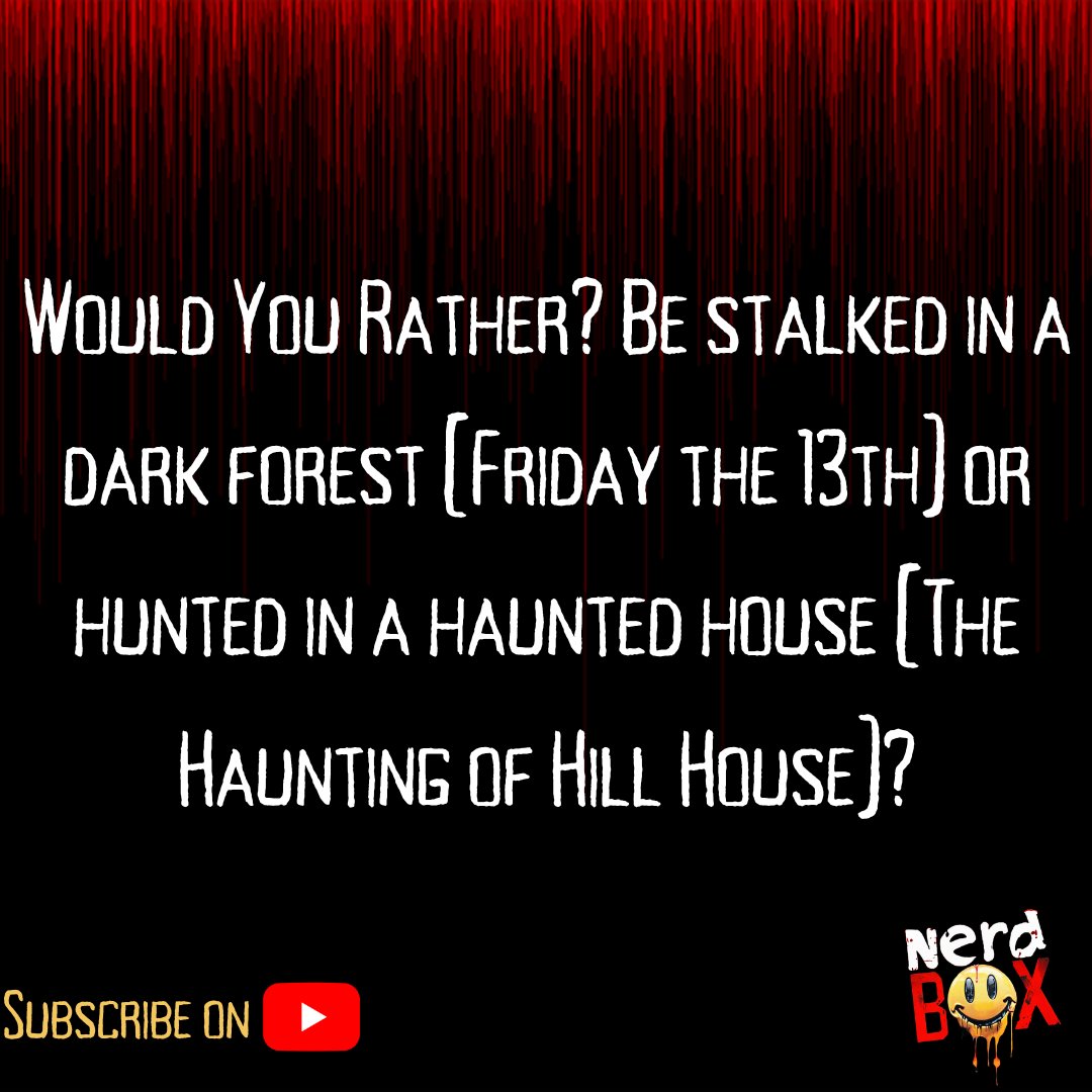 #HorrorFilms #questionoftheday
