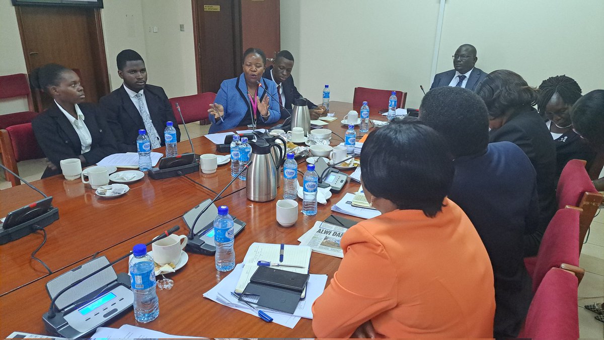 Today, I together with a team of 6 Fourth Year Law Students appeared on behalf of the School of Law, @Makerere @MakerereLaw @makpilac before the Health Committee of Parliament to present our views on the Human Assisted Reproductive Technology Bill, 2023. We appreciate Parliament