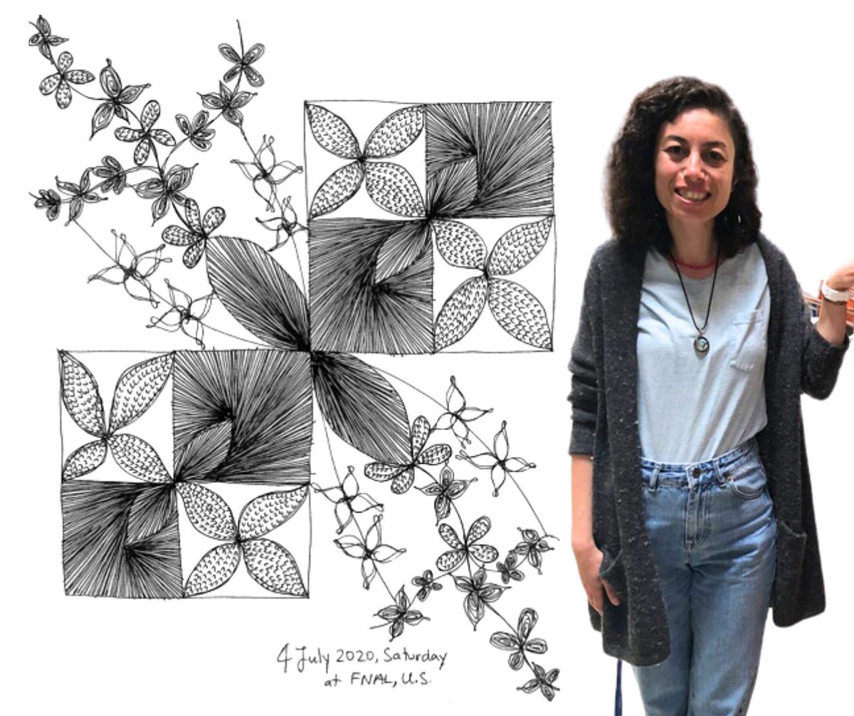 Ever feel overwhelmed by research?🍃Semra, a CMS physicist, discovered the surprising power of art to help her focus & see the bigger picture! Read her story: cylindricalonion.web.cern.ch/blogs/curious-…