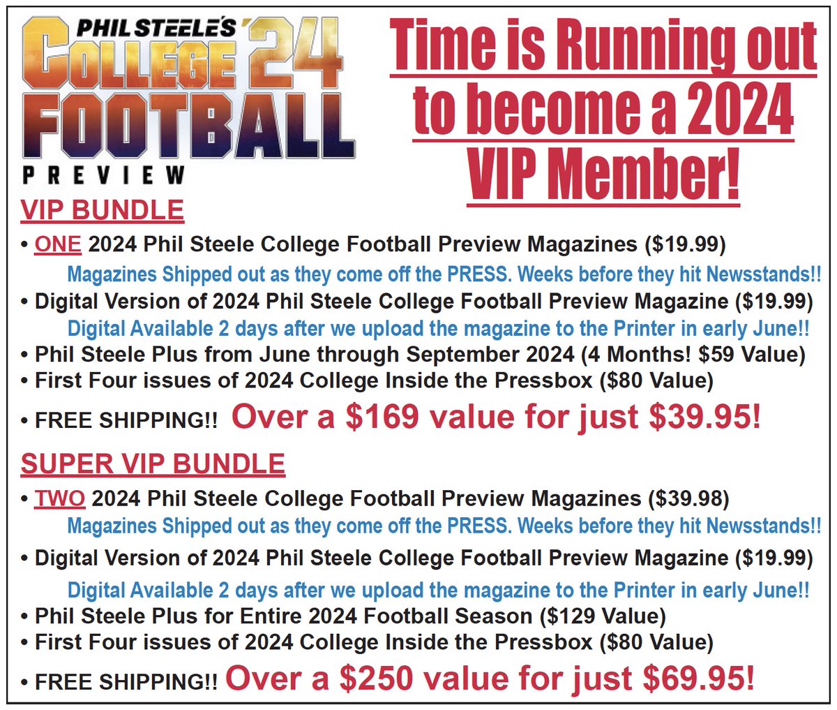 Time is running out to become a VIP member! Here is a link to sign up philsteele.com/vip/