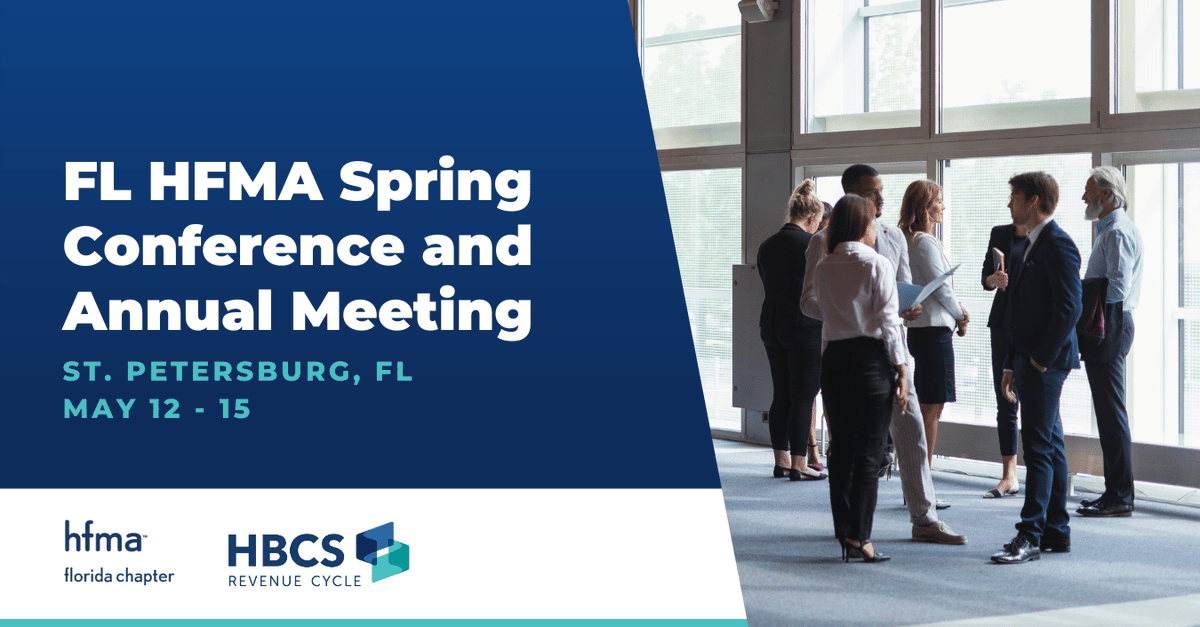 Excited to attend the @FLHFMA 2024 Spring Conference next week! We look forward to proactive conversations, sharing our expertise, and learning alongside other professionals dedicated to improving the healthcare industry. 

#RevenueCycle #RevenueCycleManagement #HealthcareFinance