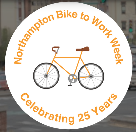 ANerdsHen's tweet photo. I feel Gritty's spirit coming through in the Northampton Bike to Work Week 2024 logo. @Gritty @MassBike @MassBikePV #NoHoBikeWeek #BayStateBikeMonth #BikeWeek #Grinny https://t.co/YAElPrXHK3