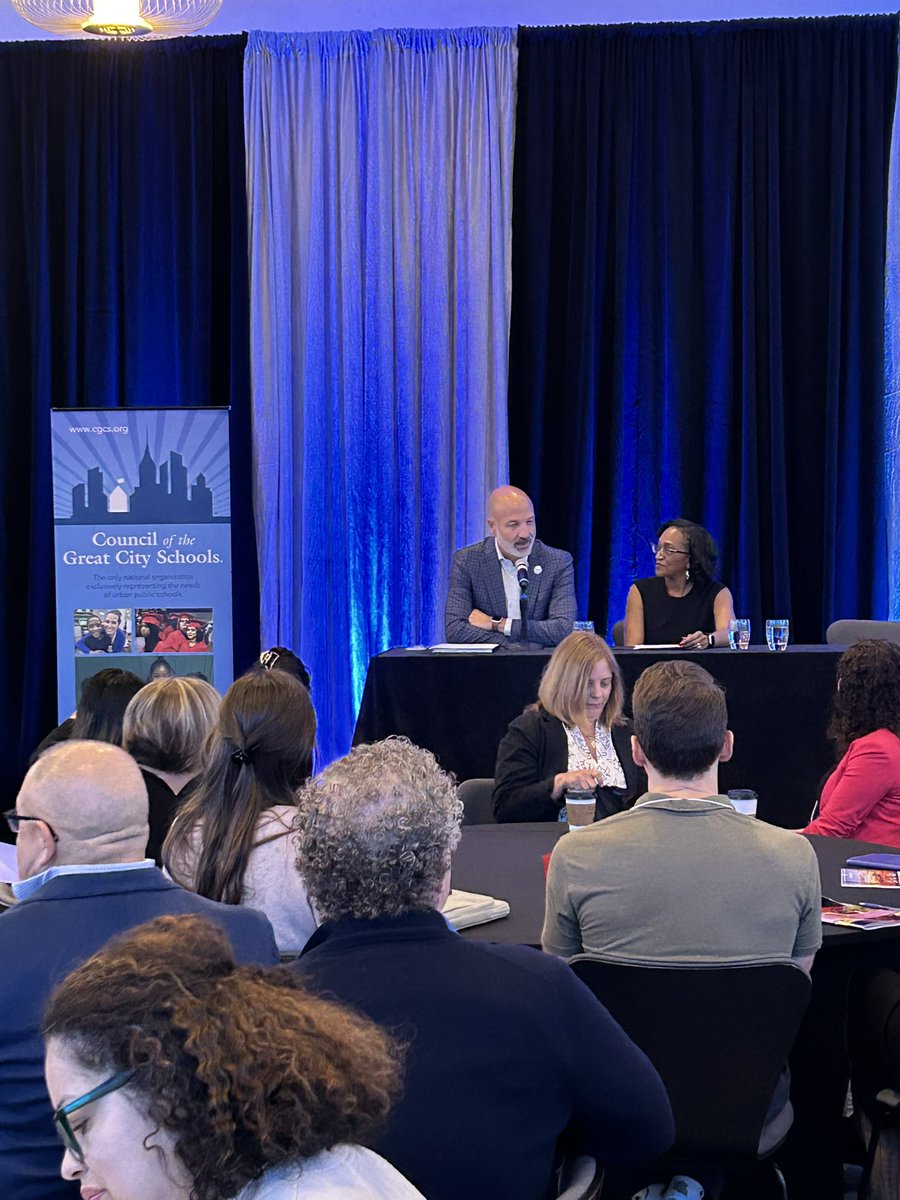“When districts come together, we do great work for our students.” - @SPPS_News Superintendent Joe Gothard welcomed #BIRE24 attendees on behalf of the Council’s leadership and shared the importance of working together as the Council of the Great City Schools.