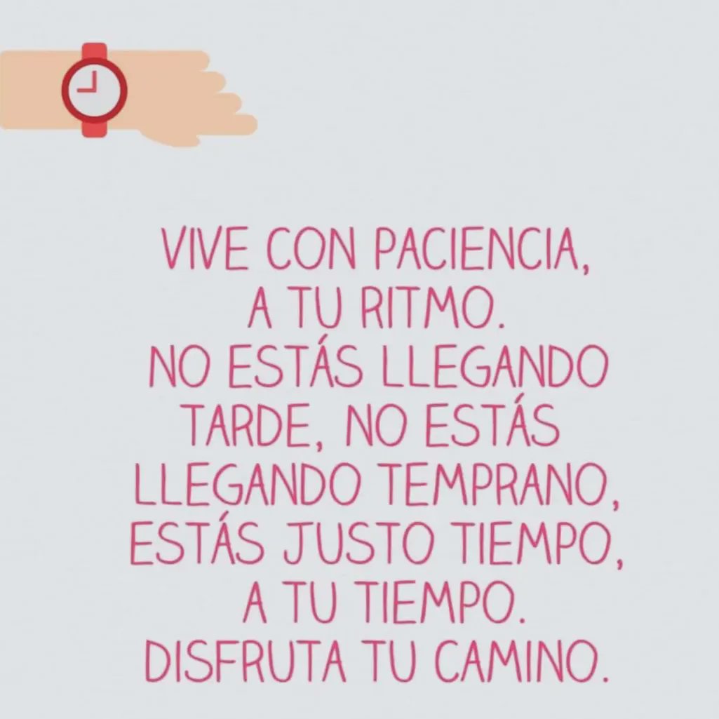 Unuspositivus's tweet photo. ⏳️Cada cosa a su tiempo https://t.co/V3BPDJ5n9c