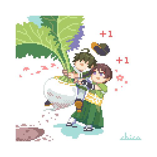 「桑名くんと丸さんの内番大成功リプありがとうございました!! 」|chicoのイラスト