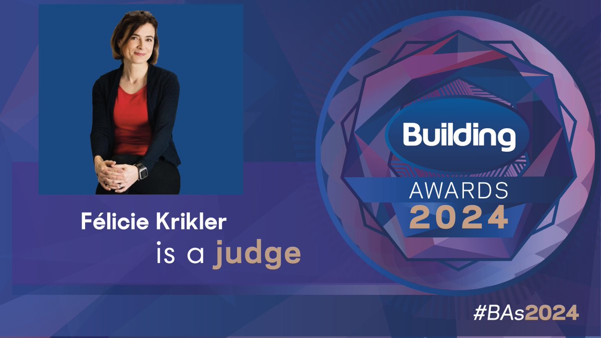 Building Awards (@buildingawards) on Twitter photo Meet Félicie Krikler, powerhouse architect at <a href="/AssaelArchitect/">Assael Architecture</a>, shaping urban regeneration with ingenuity for over two decades. From strategic masterplans to post-occupancy evaluation, she shapes communities with precision and vision. #BuildingAwards Meet Félicie Krikler, powerhouse architect at <a href="/AssaelArchitect/">Assael Architecture</a>, shaping urban regeneration with ingenuity for over two decades. From strategic masterplans to post-occupancy evaluation, she shapes communities with precision and vision. #BuildingAwards