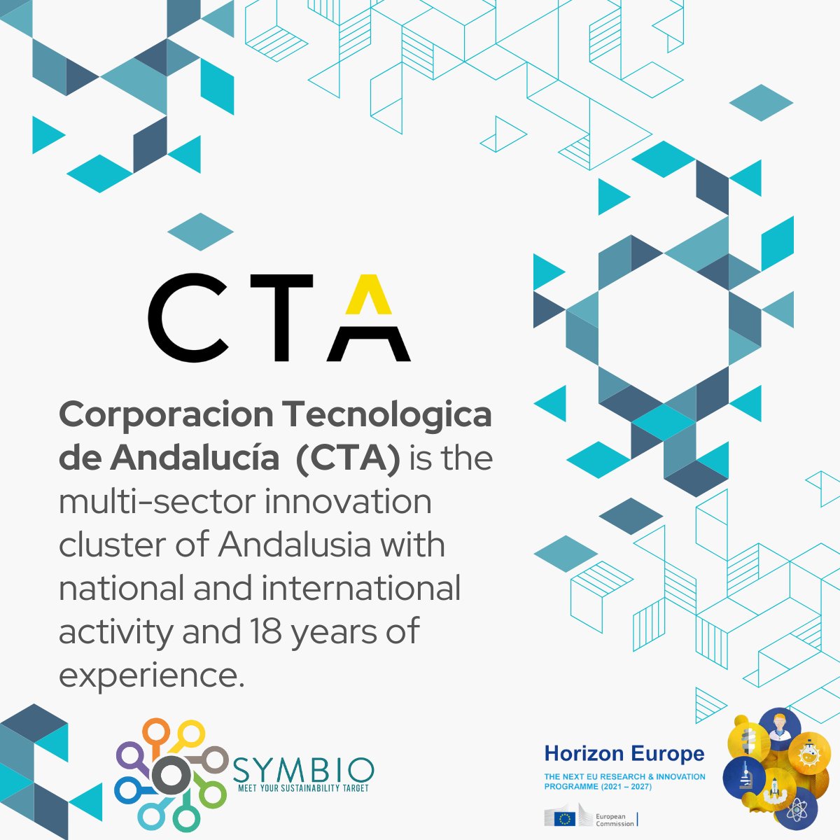 🤝Meet @CTAndalucia, one of the partners of the #SYMBIO project! 
#HorizonEU #CEAP
