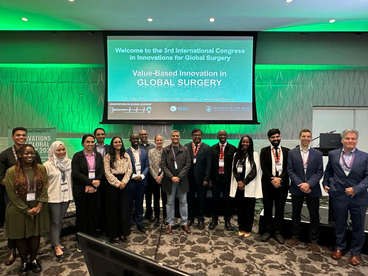 📣@icigs2024 'Value Based Innovations' in #globalsurgery CPT 🇿🇦 was a huge success 🙌 thanks to the leadership of @MrsMaswime @GlobalUct @UCT_news. Join us in Malawi 2025 as we network and grow this innovation ecosystem of #globalsurgery and drive positive change together 🤝