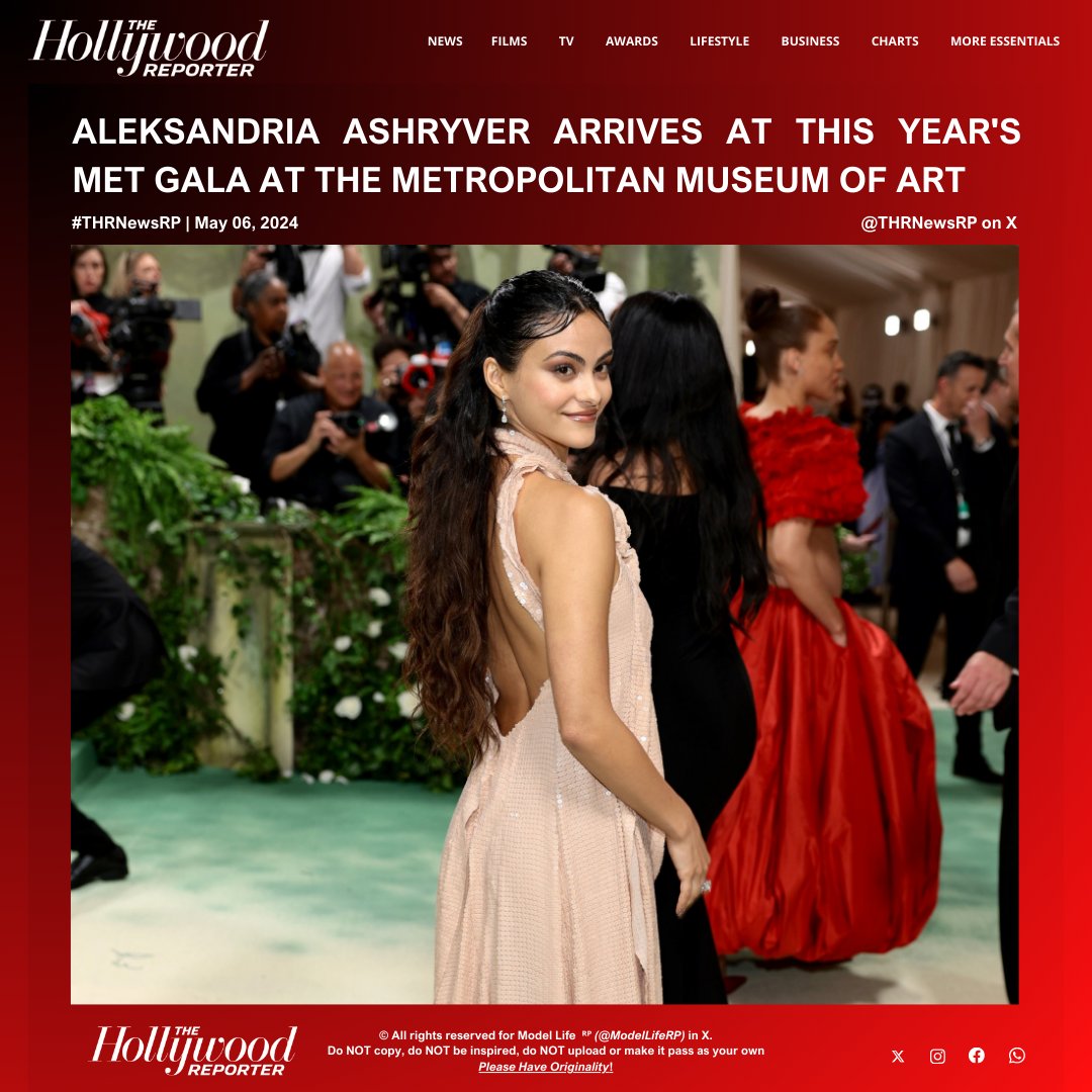 𝗧𝗛𝗥 ᴿᴾ • Newsletter!
𝗘͟𝘅͟𝗰͟𝗹͟𝘂͟𝘀͟𝗶͟𝘃͟𝗲͟ • Review • Interviews • More

🗞️ 𝘕𝘦𝘸𝘴: 𝗔𝗹𝗲𝗸𝘀𝗮𝗻𝗱𝗿𝗶𝗮 𝗔𝘀𝗵𝗿𝘆𝘃𝗲𝗿 (<a href="/Ashryveracces/">𝙰𝚕𝚎𝚔𝚜𝚊𝚗𝚍𝚛𝚒a</a>) attends to  #TheMetGala24RP at the Metropolitan Museum of Arts © #THRUpdatesRP