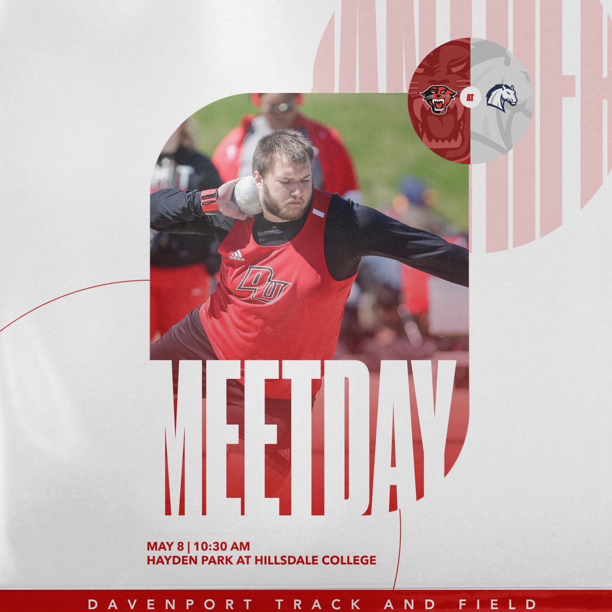 Track and Field will be sending a handful of student-athletes to the Hillsdale Last Chance Meet today beginning at 10:30 AM. #DUWork #DUTF

📊http://34.207.125.157/current/index.htm