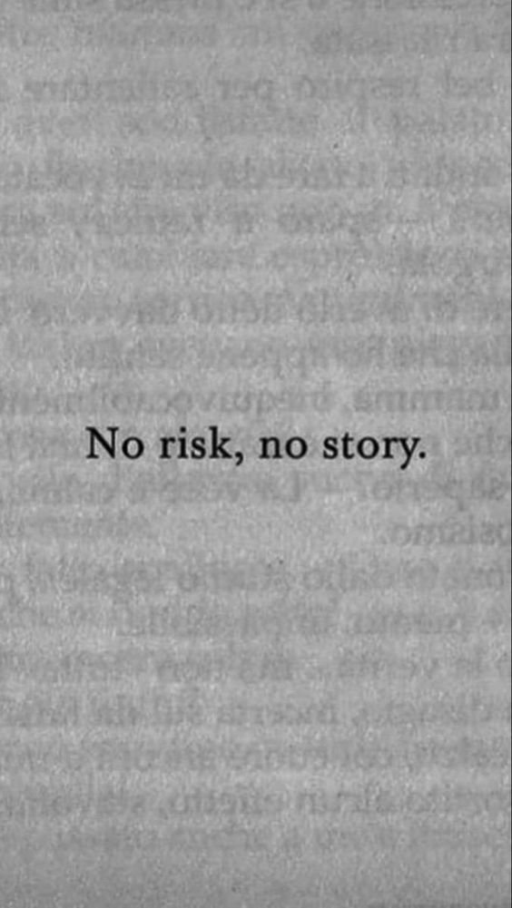 Take that risk.