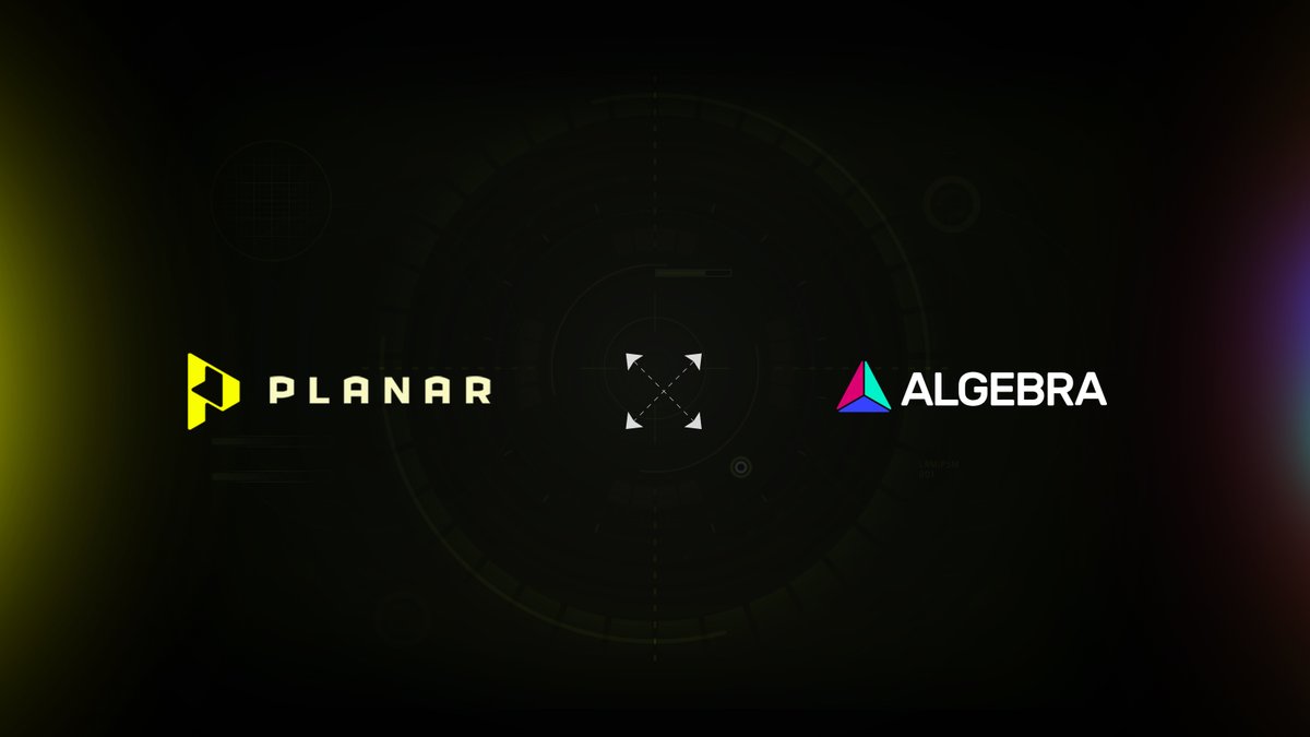PARTNERSHIP ANNOUNCEMENT🎉

Excited to announce our integration with <a href="/CryptoAlgebra/">Algebra DEX Engine</a>! Their v3 AMM will fuel Planar on @Blast_L2!

Algebra is a DEX engine providing next-gen concentrated liquidity AMM solutions, empowering top exchanges like THENA, Camelot, QuickSwap, Lynex,