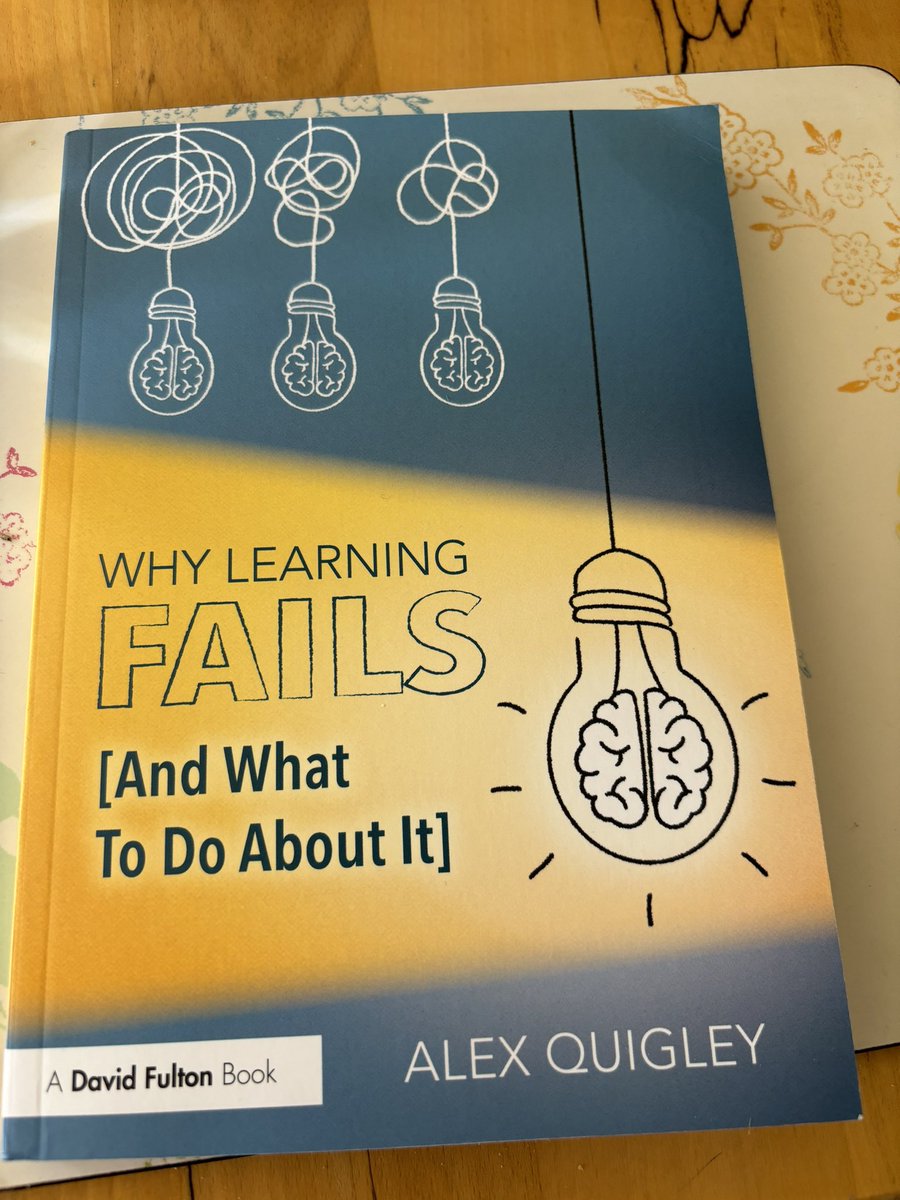 Very much looking forward to reading this - especially the chapter about patchy prior knowledge! Thank you @AlexJQuigley and congratulations on the book!