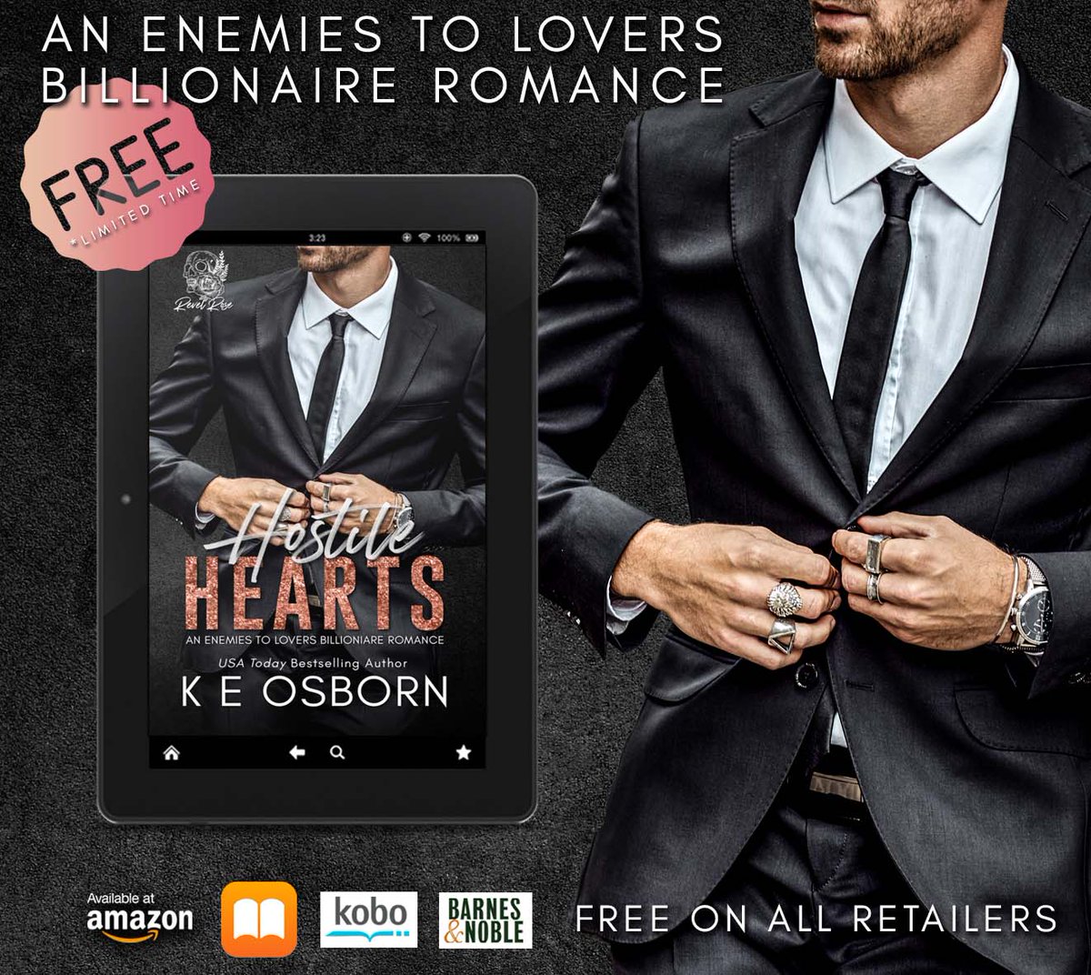 🖤 FREEBIE 🖤 HOSTILE HEARTS by @KEOsbornAuthor is #free for a limited time. books2read.com/u/mqq6G8 An enemies-to-lovers billionaire romance. It has rivals, family drama, and angst. But it also has all the feels that will stay with you long after you finish. @heaprmore