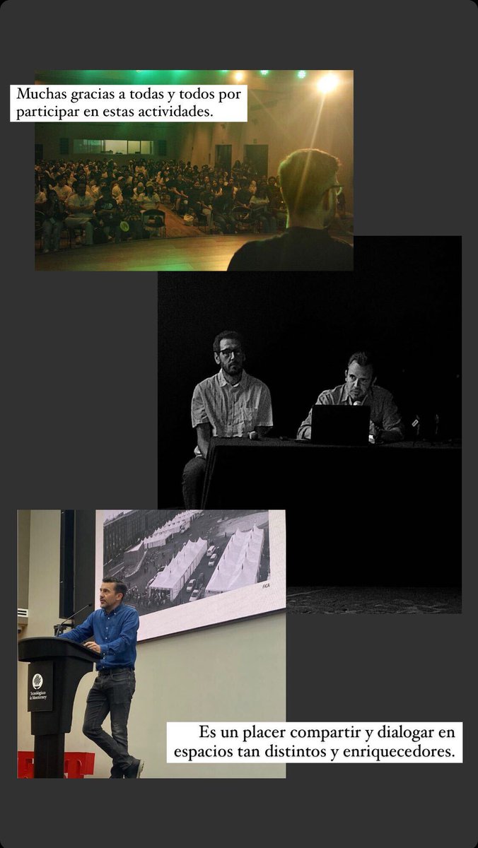 Agradecemos a todas las instituciones que nos invitaron a impartir conferencias, clases y diálogos durante las últimas semanas. Disfrutamos mucho compartir en estos espacios.