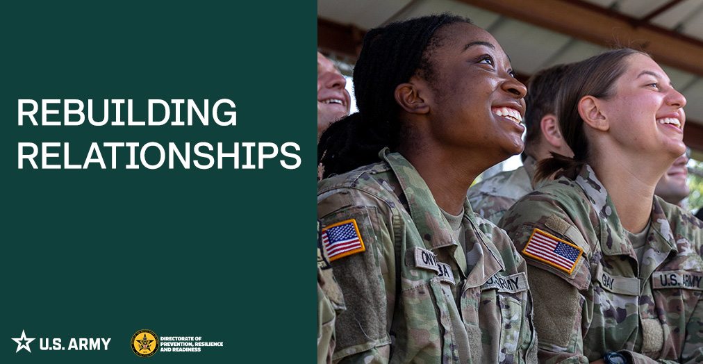 To repair a damaged, strained or tense relationship, try these practical tips: 1⃣ Acknowledge and apologize. 2⃣ Employ stop strategies. 3⃣ Spend quality time together. Learn more: armyresilience.army.mil/ard/R2/Rebuild…