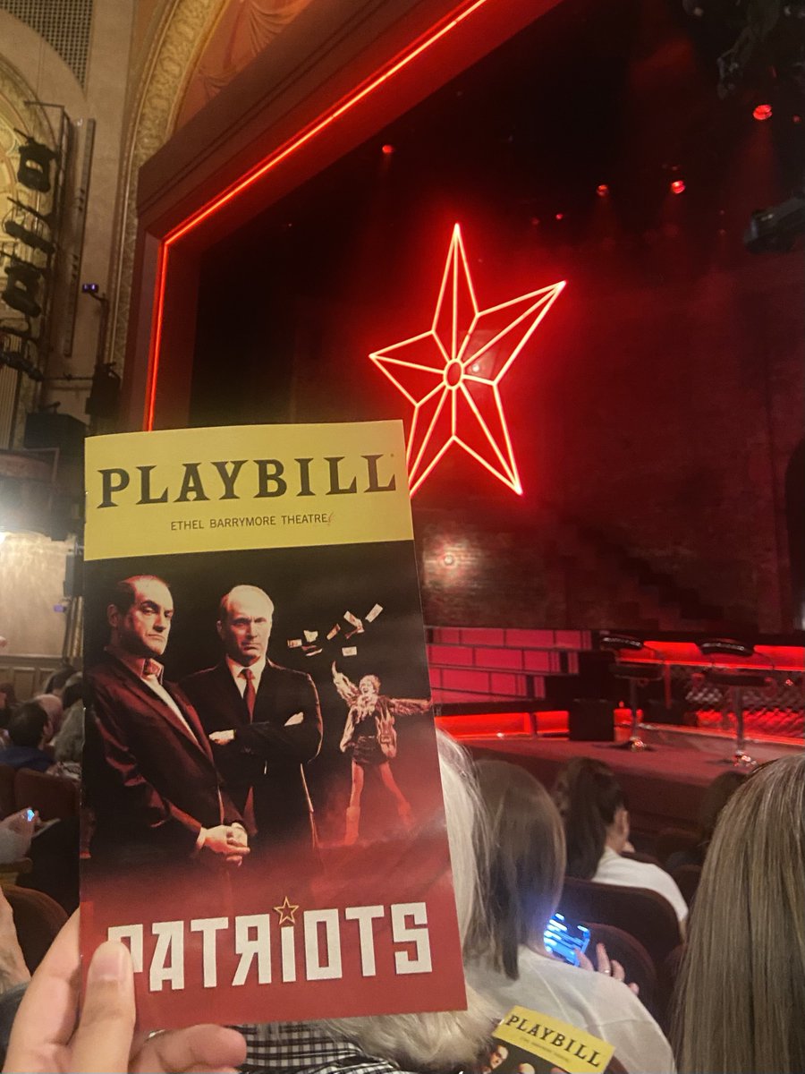 Yesterday turned out to be a particularly apt day to see this play about the rise of Putin. @patriotsbway