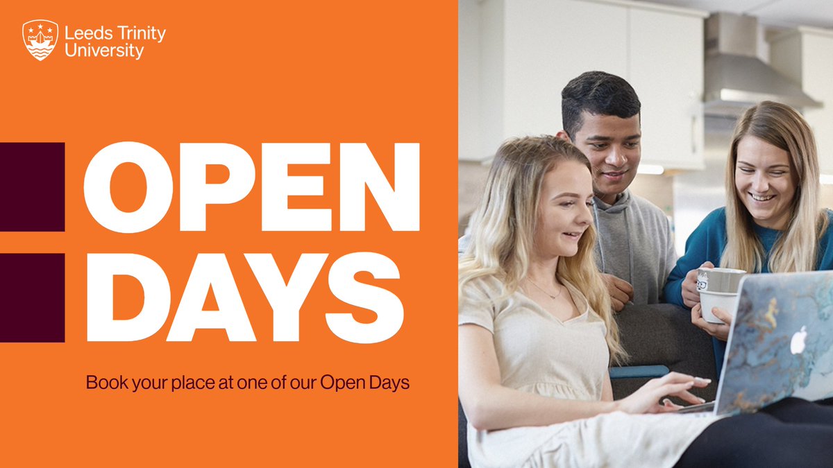Our full Open Day dates are now live! 📅 Attend one of our Open Days to immerse yourself in student life, explore our courses and facilities, and uncover the wealth of support services we offer. Discover how you can make more happen. Book your place: ow.ly/YyEQ50Rzjne