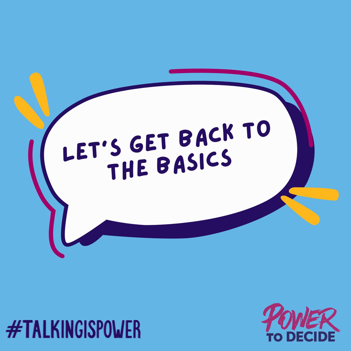 It's more important than ever to let the young people know that you are there to support them through their questions and curiosities, no matter what! Learn more: powertodecide.org/talkingispower #TalkingIsPower