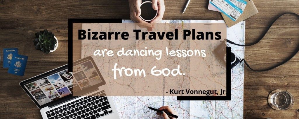 #WednesdayWisdom: Those bizarre #travel plans? Just dancing lessons from God. And remember: Practice makes perfect! bit.ly/3nSwGKN #travelquotes