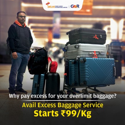 Adopt a cost-effective way to get your overlimit baggage delivered to your destination, with the Excess Baggage Delivery service by Avaan, at #DelhiAirport.  Delivering to multiple countries! To know more, visit: bit.ly/ExcessBaggageD… #DELexperience #DELairport