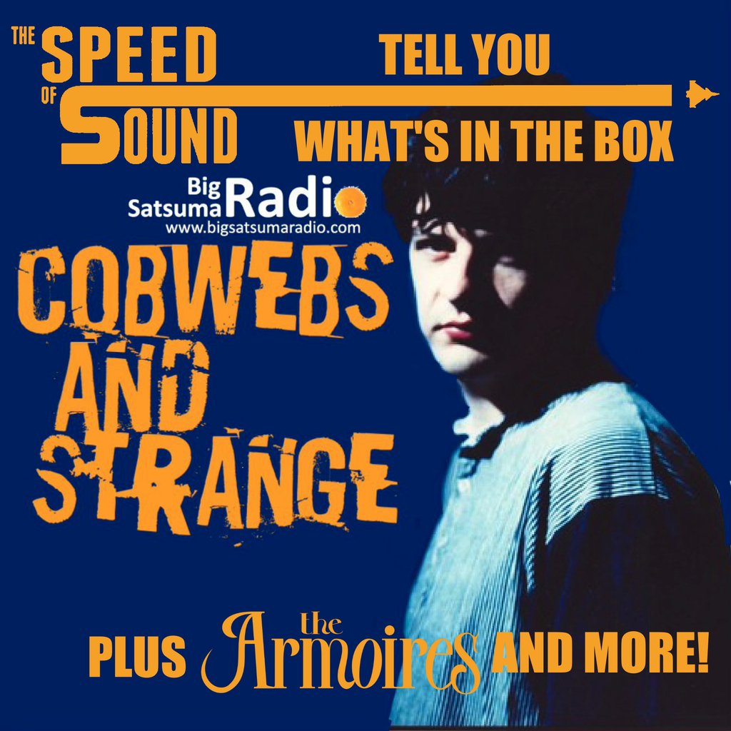With The Speed Of Sound's new album 'A Cornucopia: Minerva' out 5/24 (orcd.co/thespeedofsoun…) the band tells Cobwebs & Strange 'What's In The Box' on the show's Artist's Pick Segment! facebook.com/cobwebsandstra… #BigSatsumaRadio #CobwebsAndStrange #TheSpeedOfSound #IndieRock
