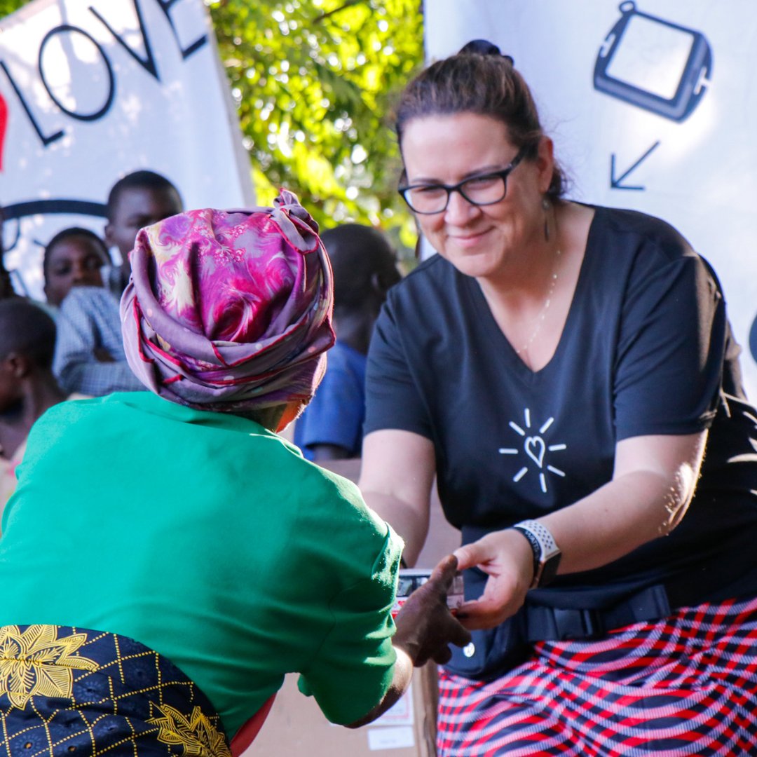 Handing out our solar lights at a light distribution can be an incredibly rewarding experience. Angie from Chalk Couture was on the 2023 trip to Nkhotakota Malawi and witnessed the joy that our safe, solar lights bring to so many. #women #climatechange #environment #education