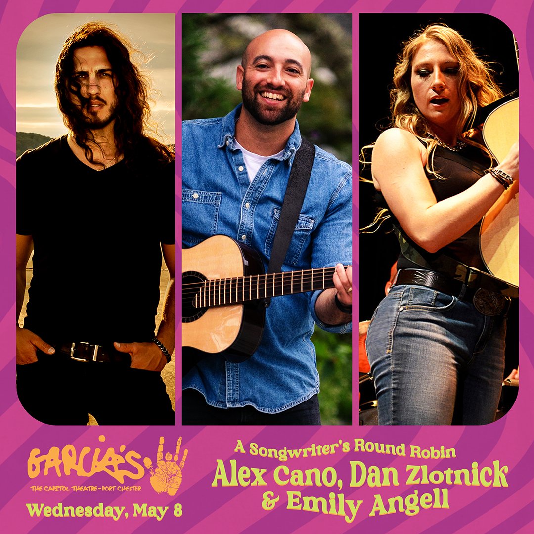 ✌️TONIGHT! ✌️ Alex Cano, Dan Zlotnick, and Emily Angell share the spotlight for a songwriter's round robin! Don't miss your chance to see three of Westchester's finest singer/songwriter's! Grab your tickets 🎫 now-->> brnw.ch/21wJAa7 Doors: 7:30PM // Show: 8:00PM