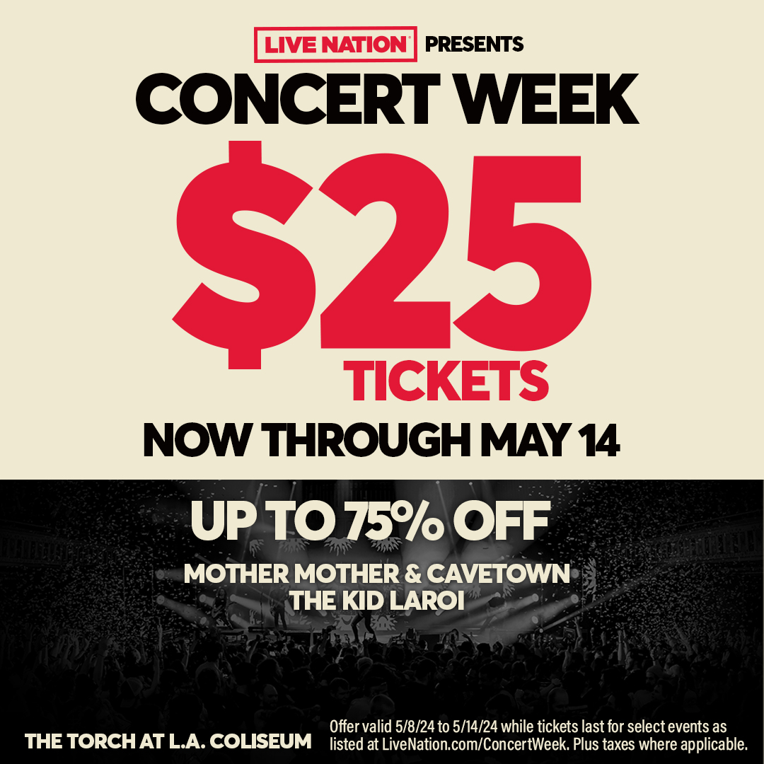 ON SALE NOW ⚠️ $25 tickets to The Kid LAROI and Mother Mother x Cavetown at The Torch! Available while supplies last at livenation.com/concertweek